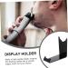 Minkissy Beard Knife Stand - Handmade Acrylic Razor Organizer for Men | Clear Shaving Stand | 11x8.5x4.5cm Black - International Shipping Available - Buy Online on GoSupps.com
