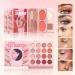 Palette de maquillage - Rouge l vres fondu - Palette de fards paupi res comme livre de maquillage - Pour filles d butantes anniversaire Saint-Valentin mariage rendez-vous f te de vacances - Buy Online on GoSupps.com