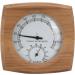 Handmade Cedar Wood Thermo-Hygrometer for Optimal Sauna Climate Monitoring | Perfect for Relaxation - Buy Online on GoSupps.com
