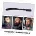 FRCOLOR Engraved Razor Holder - Manual Stainless Steel Shaving Tool for Men - Ideal for Straight Razors & Beard Grooming - Black (1 Count - Buy Online on GoSupps.com