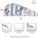 Super Absorbent Daisy Bees Hair Towel 2 Pack | Quick Dry Hair Turbans for Women & Girls - Buy Online on GoSupps.com
