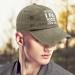 Men's Washed Denim Adjustable Baseball Cap - Fix Stuff & Know Things - Khaki - Buy Online on GoSupps.com