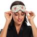 Haskirky Light Blocking Eye Mask for Deep Sleep | Breathable & Adjustable for Men and Women | Perfect for Travel, Meditation, Yoga | Retro Strawberry Design - Buy Online on GoSupps.com