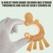 Teething Ring for Baby | Food Grade Silicone Teething Toy | Safe & Easy Grip Teething Aid - Buy Online on GoSupps.com