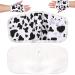 2 pieces of hand castor oil wrap package castor oil hand waterproof soft cloth adjustable reusable castor oil pads for hands prevent leakage (cow pattern)