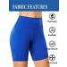 kenlcad Women's High Waist Compression Shorts 3 Pack - Black/Navy Blue/Blue - Small - Buy Online on GoSupps.com