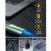 UNIBONO All-in-One Rechargeable Nasal Hair Cutter Kit | Painless Nose Trimmer for Men with Mini Facial & Eyebrow Razor | Green - Buy Online on GoSupps.com