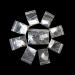 Ballerina False Nails - 500 Long Coffin Shape Tips | Transparent Press On Nails | VIVID STELLA High Radiant Clear Cover - Buy Online on GoSupps.com