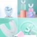 2PC U-Shaped Kids Electric Toothbrush Replacement Heads | Food Grade Silicone | Compatible with U-Type Electric Toothbrush | Ages 7-12 - Buy Online on GoSupps.com
