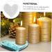 NUOBESTY 3pcs Silicone Molds Creative Stand DIY Cup Mold Epoxy Shape Crystal Heart Mug Whitex3pcs 13.6X13CMx3pcs - Buy Online on GoSupps.com