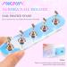 ANGNYA 2 Set Nail Stand Aurora Nail Holder for Painting Nail Stand for Press on with 96 Pcs Reusable Sticky Putty Nail Display Stand Nail Hand Practice Magnetic Nail Art Tools (Round) - Buy Online on GoSupps.com