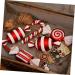 Alipis 1pc Christmas Ornaments Decor Mini Accessories Home Red Candy Tree Party Ornament Cosmetics Outdoor Red 15X7X2CM - Buy Online on GoSupps.com
