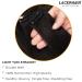 Lacer 10 Yaki Clip in Hair Extensions 120G 7 Pieces 10 Inch - Natural Black Remy Human Hair for Fashion Black Women with Relaxed Hair - Buy Online on GoSupps.com
