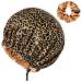Silk Satin Hair Bonnet Wrap for Sleeping Curly Hair Bonnets for Black Women Men Sleep Cap Reusable Silk Scrunchies Shower Caps Night Cap Head Scarf Cover Bonette Large Designer Soft Hat with Long Hair