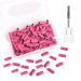 BQAN Sanding Bands for Nail Drills 100pcs Small Bands 240 Fine Grit Nail File Sanding Bands with Upgrade 3.1mm Mandrel Drill Bits for Acrylic Nails Gel Manicure (Pink) 240 Grit Pink