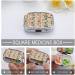 Decorative 2 Compartment Pill Box with Flower Pattern | Portable Metal Pill Organizer for Pocket & Purse | Ideal Medicine Case - Buy Online on GoSupps.com