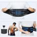 Sports Belt for Men & Women - Lumbar Support Protective Belt for Weightlifting & Running - Breathable Fitness Gear with Pads - Black - Buy Online on GoSupps.com