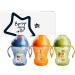 Tommee Tippee Sippee Trainer Cup 8oz (Pack of 3) - BPA Free, Spill-Proof Water Bottle for Toddlers 7m+, Blue/Green/Orange - Buy Online on GoSupps.com