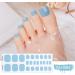 Zkbszn Nail Stickers Semi Cured Gel Toe Nail Stickers Manicure Decor UV LED Lamp Semi Cured Gel Design Nail Decals Fashion Nail Sticker Bsj0061 - Buy Online on GoSupps.com