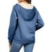Warm Oversized Plush Hoodie Jacket for Ladies - Winter Coat & Fleece Buffer in Multiple Color Variants | 5XL - Buy Online on GoSupps.com