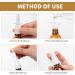 Leoeasiy 6-Pack Amber Nasal Spray Bottles - Refillable Spray Bottles with Funnel & Droppers for Essential Oils & Saline Solution - Buy Online on GoSupps.com