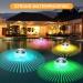 Yangun Solar Floating Pool Lights - 2 Pack LED Waterproof Underwater Lighting with 7 Color Change for Pool & Garden Decoration - Buy Online on GoSupps.com