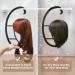 Dreamlover Hanging Wig Stand - 4 Pack Black Wig Heads for Wigs - Buy Online on GoSupps.com