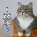 URONE Cat Urn Necklace for Ashes Sterling Silver Cat Keepsake Pet Memorial Pendant Cat Cremation Jewellery Gift for Women Men - Buy Online on GoSupps.com