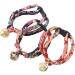 Necoichi Chirimen Temari Dynasty Cat Collar - Handcrafted in Japan - Kimono Fabric Red - Buy Online on GoSupps.com