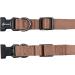 Olahibi Basic Dog Collar and Leash Combo Set Durable Nylon Collar and 150CM Matching Leash for Small Dogs.(S Brown Set) S Nylon Brown Set - Buy Online on GoSupps.com