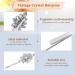28-Piece Assorted Silver Rhinestone Hair Clips & Bobby Pins for Women - Elegant Wedding Hair Accessories - Crystal Hair Barrettes in 7 Styles - Buy Online on GoSupps.com