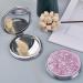 JIABEIUS Compact Mirror Magnifier - Quicksand Pink | Portable Folding Mirror for Purses - Buy Online on GoSupps.com