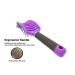 UltimateBrush Curved Vented Hair Brush - Detangling & Styling for Thick Long Hair, Fast Drying Blow Dryer Brush (Purple) - Buy Online on GoSupps.com