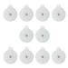 TENS Electrodes Premium Quality 2" Round Replacement Pads for TENS Units Snap TENS Unit Electrodes Discount TENS Brand (5 Pair (10 Electrodes))