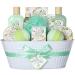 Bath Spa Gift Baskets Women - 12 Pcs White Jasmine Bath Gift Sets Home Spa Gift Baskets Green Canyon Spa