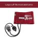 McKesson LUMEON Deluxe Aneroid Sphygmomanometer with Pocket Size Burgundy Cuff - Adult Large Size - Buy Online on GoSupps.com