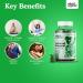 Wild & Organic Adrenal Support Gummies - Energy, Stress Relief & Calm - Vegan - 60 Chews - Buy Online on GoSupps.com