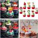 Gadpiparty Birthday Cake Decorations Christmas Cupcake Topper s 24pcs Merry Christmas Snowman Elk Santa Hat Cake Decoration Xmas Fruit Desserts Cocktail Picks Christmas Cake Decorations - Buy Online on GoSupps.com