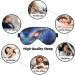 Buy Blue Galaxy Print Double-Sided Eye Mask | Soft Light Blocking Sleep Aid for Better Rest - Buy Online on GoSupps.com
