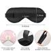 Adjustable Light Blocking Eye Mask for Deep Sleep - Haskirky Breathable Travel & Meditation Mask - Pink Rabbit Design for Men and Women - Buy Online on GoSupps.com