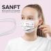 50pc Disposable Face Masks Made in Germany | CE Certified Type IIR | Small Size Kitty White | 99% Filtration | Elastic Earloops - Buy Online on GoSupps.com