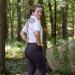 Anni Lyn Sportswear Women's Cool Breeze Polo Shirt - White/Vibrant Horse - Size Large - Buy Online on GoSupps.com