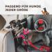 30-95cm Wuglo Dog Car Belt | Adjustable Safety Snap for Pet in Child Seat | Universal Fit Red Dog Buckle - Buy Online on GoSupps.com