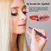 Lip Gloss Brush | Travel Makeup Brush Dual-ended Lipstick Blending Brush Round And Flat Head Makeup Brush With Dust-Proof Lid - Buy Online on GoSupps.com