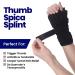 Thumb Spica Splint & Wrist Brace for Sprains and Tendinosis | Left Hand Support for De Quervain's Tenosynovitis & Fractures | Trigger Thumb Brace for Carpal Tunnel | Size Small/Medium - Buy Online on GoSupps.com