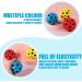 3 Pack Astro Jump Ball | High Bounce Moon Ball | 7 cm Rubber Balls (Red Yellow Blue) - International Shipping Available - Buy Online on GoSupps.com