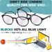Prospek Blue Light Glasses for Kids (+0.5 Magnification) - SHARP Computer Blocking Lenses for Ages 5-12 - High Optical Quality Black - Buy Online on GoSupps.com