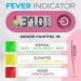Digital Thermometer ByFloProducts Perfect Baby Thermometer with Accurate Readings and Fever Indicator - Basal Body Thermometer Oral Thermometer Rectal & Underarm with Celsius/Fahrenheit (Pink) - Buy Online on GoSupps.com