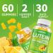 Lutein Gummies 25mg Lutein and Zeaxanthin Supplements Eye Vitamins Gummies for Support Blue Light Protection Vision & Overall Eye Health Sugar Free Pineapple Flavor 60 Count 60 Count (Pack of 1) - Buy Online on GoSupps.com