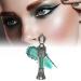 Powder Eyeliner Handmade Handmade Natural Eyeliner in Powder Form Intense Color Long-Wearing Smudge-Proof (Green)